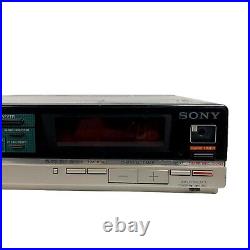 Vintage SONY Betamax E-Z BETA SL-30 Video Cassette Player Recorder Tested