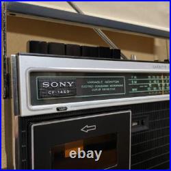 Vintage SONY CF-1450 Radio Cassette Player Recorder Tested Working Vintage SONY CF-1450 Radio Cassette Player Recorder Tested Working