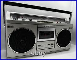 Vintage SONY CFS-45 AM/FM Boombox Cassette Player Recorder Tested Works READ