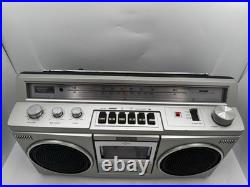 Vintage SONY CFS-45 AM/FM Boombox Cassette Player Recorder Tested Works READ