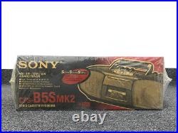 Vintage SONY CFS-B5SMK2 Radio Cassette Recorder Boombox FM SW MW Sealed Japan