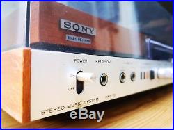 Vintage SONY HMK-70 MUSIC system Record Tape Radio Cassette Player Turntable