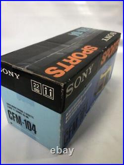 Vintage SONY Sports CFM-104 Radio Cassette Recorder (FM/AM 2 Band Tuner) NEW