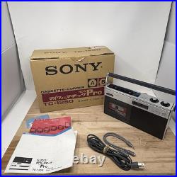 Vintage SONY TC-1250 Cassette Tape Recorder