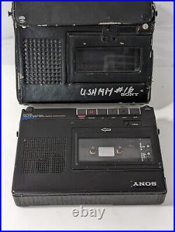 Vintage SONY TC-D5M Stereo Cassette Recorder With Protective Case No Bat. Cover