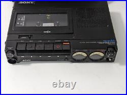 Vintage SONY TC-D5M Stereo Cassette Recorder With Protective Case No Bat. Cover