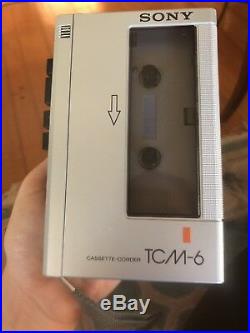 Vintage SONY TCM-6 Personal Cassette Recorder