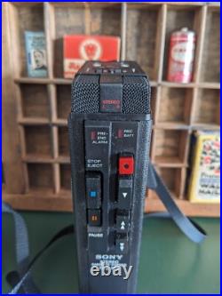 Vintage SONY TCS-300 Stereo Cassette Recorder Tested Needs Attention AS IS