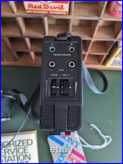 Vintage SONY TCS-300 Stereo Cassette Recorder Tested Needs Attention AS IS