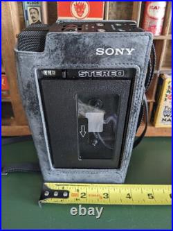 Vintage SONY TCS-300 Stereo Cassette Recorder Tested Needs Attention AS IS