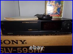 Vintage SONY Video Cassette Recorder SLV-595HF withoriginal box
