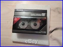 Vintage SONY Walkman WM-800 Dual Cassette Player Recorder For repair