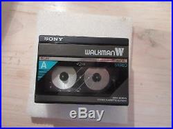 Vintage SONY Walkman WM-800 Dual Cassette Player Recorder For repair