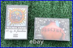 Vintage SUBLIME Cassette Lot 40 oz. To Freedom RARE Tested Working Hard To Find