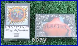 Vintage SUBLIME Cassette Lot 40 oz. To Freedom RARE Tested Working Hard To Find