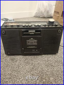 Vintage SUPERSCOPE STEREO By Marantz Cassette Recorder AM FM Radio crs-2100