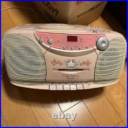 Vintage Sanrio Hello Kitty Stereo CD Cassette Player Radio AM/FM Boombox Japan