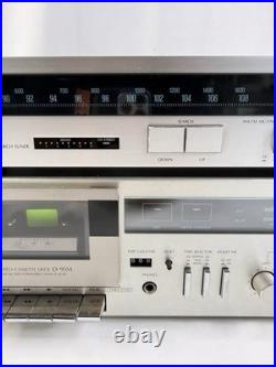Vintage Sansui D-95M Stereo Cassette Tape Recorder/Player Deck & T-700 Tuner