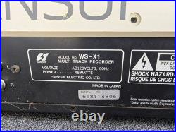 Vintage Sansui WS-X1 6 Track Cassette Recorder 8 Channel Mixer Japan RE
