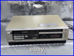 Vintage Sanyo Betacord VCR 4900 Silver Beta Video Cassette Recorder Untested