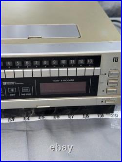 Vintage Sanyo Betacord VCR 4900 Silver Beta Video Cassette Recorder Untested