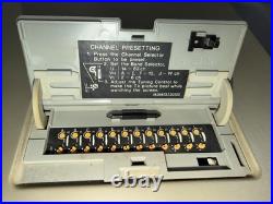 Vintage Sanyo Betacord VCR 4900 Silver Beta Video Cassette Recorder Untested