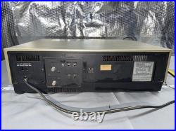 Vintage Sanyo Betacord VCR 4900 Silver Beta Video Cassette Recorder Untested