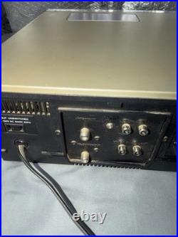Vintage Sanyo Betacord VCR 4900 Silver Beta Video Cassette Recorder Untested