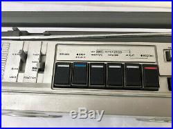 Vintage Sanyo Boombox M 9965 Radio Cassette Recorder Japan 80s Working Complete