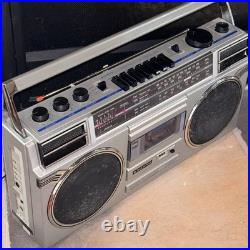 Vintage Sanyo M-9927K Boombox Rare Iconic Cassette Recorder Radio Ghetto-Blaster