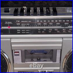 Vintage Sanyo M-9927K Boombox Rare Iconic Cassette Recorder Radio Ghetto-Blaster