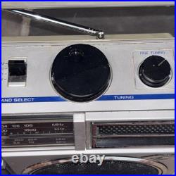 Vintage Sanyo M-9927K Boombox Rare Iconic Cassette Recorder Radio Ghetto-Blaster