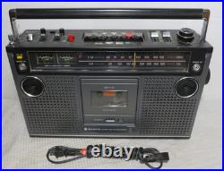 Vintage Sanyo M-9980 Boombox Stereo Radio Cassette Recorder SUPER CLEAN WORKS