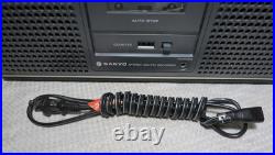 Vintage Sanyo M-9980 Boombox Stereo Radio Cassette Recorder SUPER CLEAN WORKS