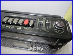 Vintage Sanyo M-9980 Boombox Stereo Radio Cassette Recorder SUPER CLEAN WORKS