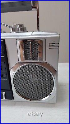 Vintage Sanyo M-W25K BOOMBOX Stereo Radio Cassette Player Recorder