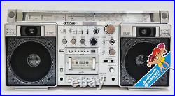 Vintage Sanyo M-X920K Boombox Ghettoblaster Stereo Radio Cassette Recorder