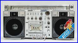 Vintage Sanyo M-X920K Boombox Ghettoblaster Stereo Radio Cassette Recorder