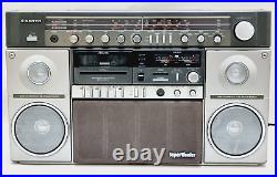 Vintage Sanyo M-X960K Boombox Ghettoblaster Stereo Radio Cassette Recorder