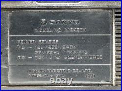Vintage Sanyo M2409h Portable Automatic Level Recording Tape Cassette Radio