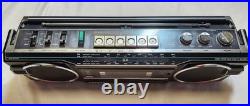 Vintage Sanyo M7770K 4 Band Radio Cassette Player Recorder Boombox Works Great