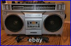 Vintage Sanyo M9915k Stereo Radio Cassette Recorder Boombox
