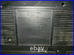Vintage Sanyo M9915k Stereo Radio Cassette Recorder Boombox