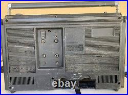 Vintage Sanyo M9980 Boombox Stereo Radio Cassette Recorder RADIORECORDER R