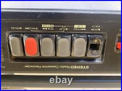 Vintage Sanyo M9980 Boombox Stereo Radio Cassette Recorder RADIORECORDER R