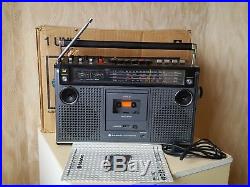 Vintage Sanyo M9980K BOOMBOX Stereo Radio Cassette Player Recorder Own Box