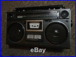 Vintage Sanyo M9994 Boombox Cassette Recorder