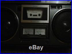 Vintage Sanyo M9994 Boombox Cassette Recorder