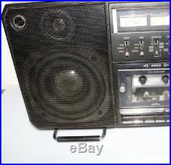 Vintage Sanyo M9998K BOOMBOX Stereo Radio Cassette Player Recorder
