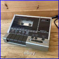 Vintage Sanyo MR-33DR Cassette Player Recorder For Parts As-Is